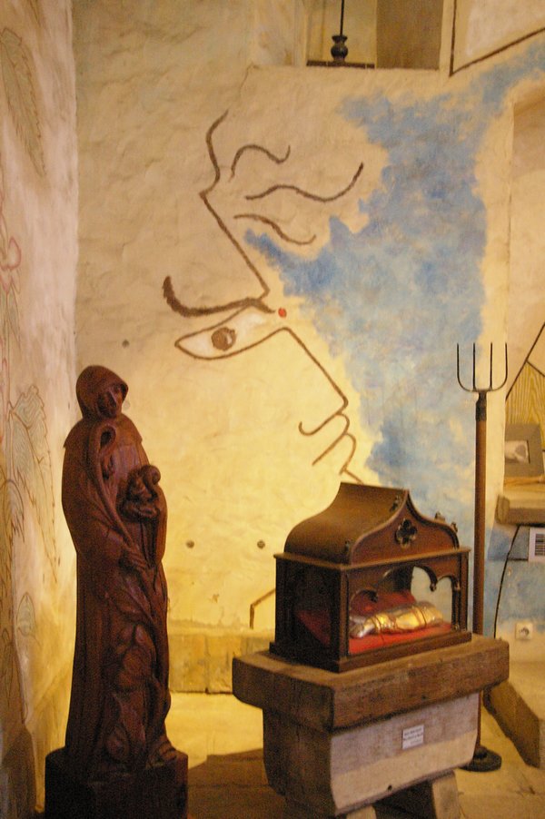 la chapelle Saint-Blaise-des-Simples - Cocteau: Cocteau - chapelle Saint-Blaise-des-Simples 020